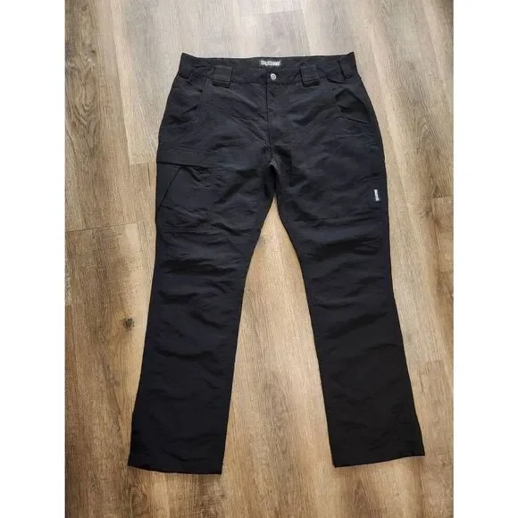 BlackHawk! Tac Life Tactical Pants Men's Size 38x31 Black Cargo zip pocket nylon - Picture 1 of 9